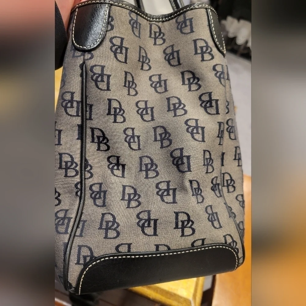 Dooney & Bourke Signature Monogram Large Handbag / Computer Bag/ Doctor Bag